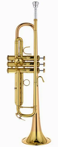 Bach 17043GY Bb-Trumpet vooraanzicht