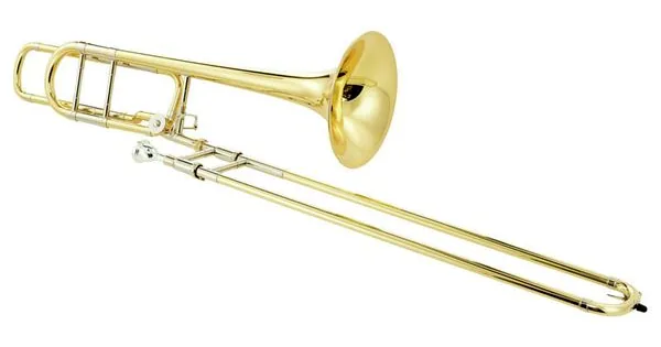 Bach 42BO Bb/F-Tenor Trombone vooraanzicht