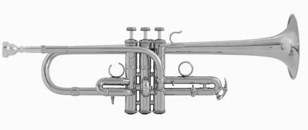 Bach ADE190S Artisan Eb-/D- Trumpet vooraanzicht