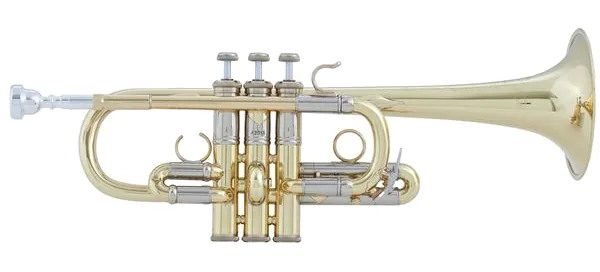 Bach AE190 Artisan Eb-Trumpet vooraanzicht