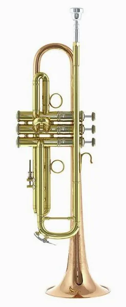 Bach LR19043B lacquered Bb- Trumpet detail 2