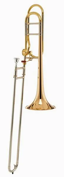 Bach LT 42AG Bb/F-Tenor Trombone RH detail 4