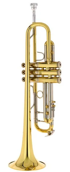 Bach 19043 Bb- Trumpet lacquered detail 4
