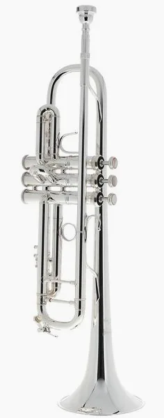 Bach 190S37 Bb- Trumpet silver detail 3