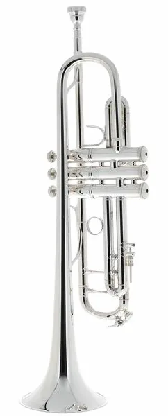 Bach 190S37 Bb- Trumpet silver detail 4