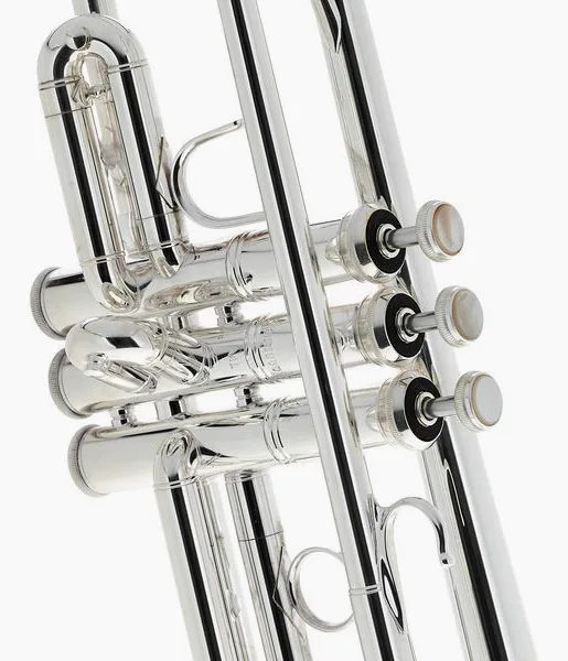 Bach 190S37 Bb- Trumpet silver detail 5