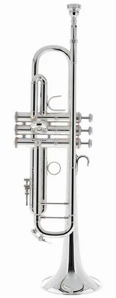 Bach 190S43 Bb- Trumpet silver detail 2