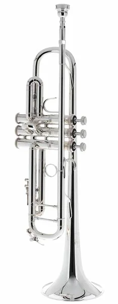 Bach 190S43 Bb- Trumpet silver detail 3