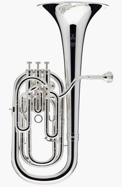 Besson BE955-2 Bb- Baritone Horn vooraanzicht