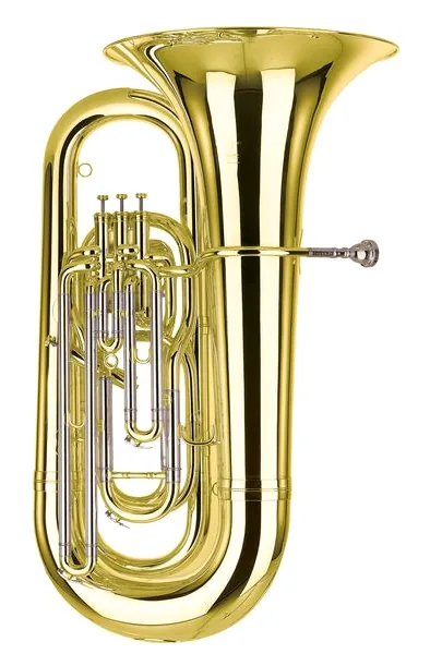 Besson BE994-1 Sovereign Bb-Tuba vooraanzicht