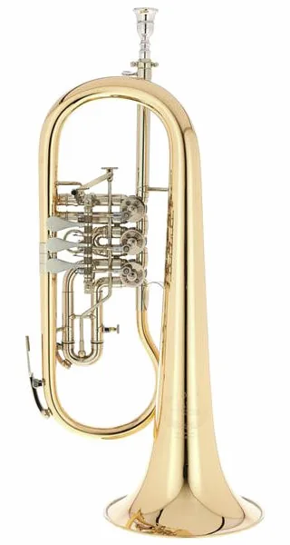 B&S 3017/2TR-L Bb Flugelhorn detail 3