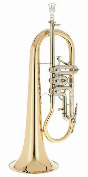 B&S 3017/2TR-L Bb Flugelhorn detail 4