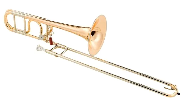 B&S MS14KN-L Bb/F-trombone vooraanzicht