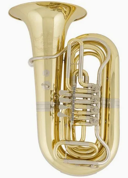 Cerveny CBB 683-4R Arion Bb-Tuba vooraanzicht