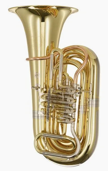 Cerveny CBB 684-4G Bohemia Bb-Tuba detail 2