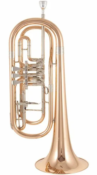 Cerveny CTR 792-3 Bass Trumpet vooraanzicht