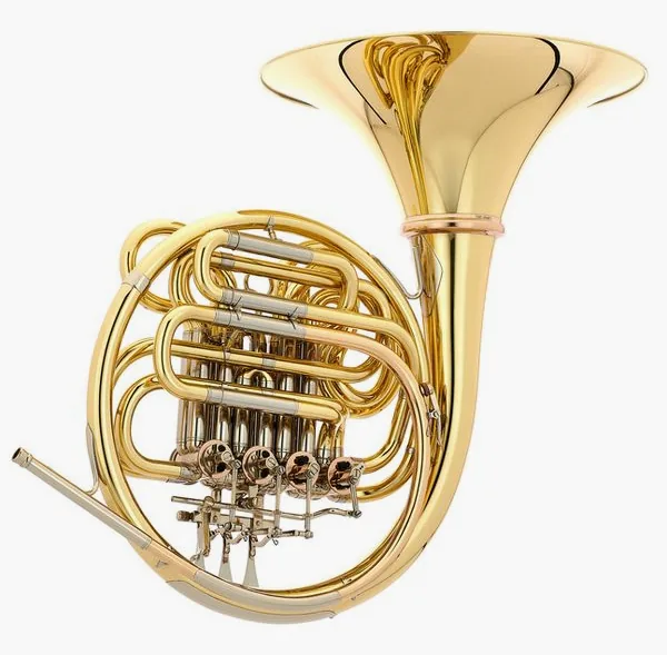 Cornford Mod. 23 Double Horn Brass detail 4