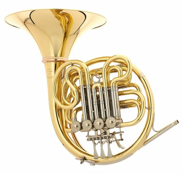 Cornford Mod. 23 Double Horn Brass vooraanzicht