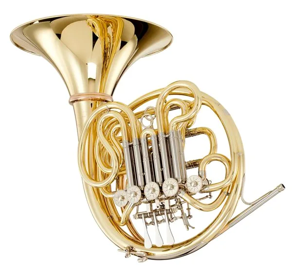 Cornford Mod. 28 Double Horn Brass detail 2