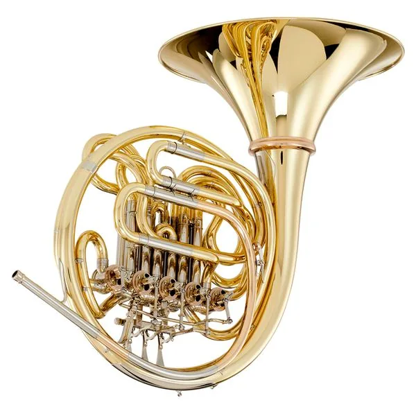 Cornford Mod. 28 Double Horn Brass detail 4