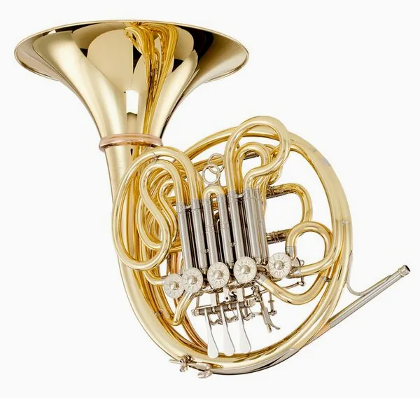 Cornford Mod. 28 Double Horn Brass vooraanzicht