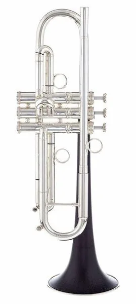 daCarbo Unica Silver Bb- Trumpet vooraanzicht