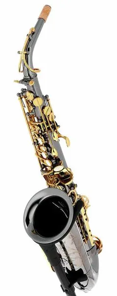 Forestone GX Black Nickel Alto Sax vooraanzicht