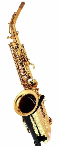 Forestone RX Gold Lacquered Alto Sax vooraanzicht
