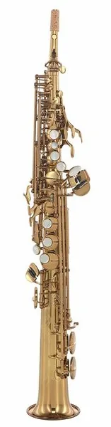 Forestone SXII Gold Lac. Soprano Sax vooraanzicht