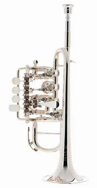 Johannes Scherzer 8111-S High Bb/A-Trumpet vooraanzicht