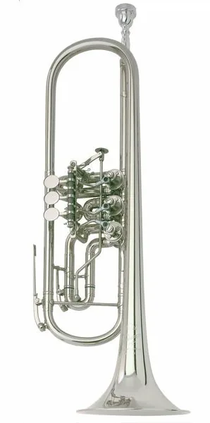 Johannes Scherzer 8218-S Bb-Trumpet vooraanzicht