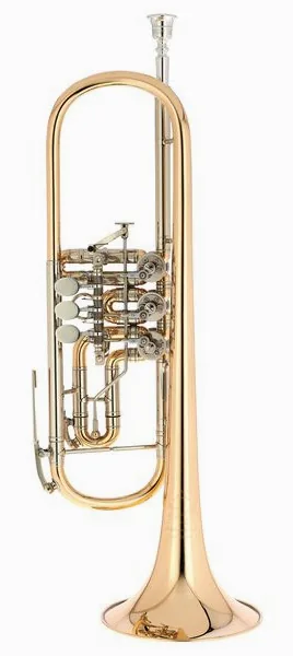 Johannes Scherzer 8218W-L Bb Trumpet vooraanzicht