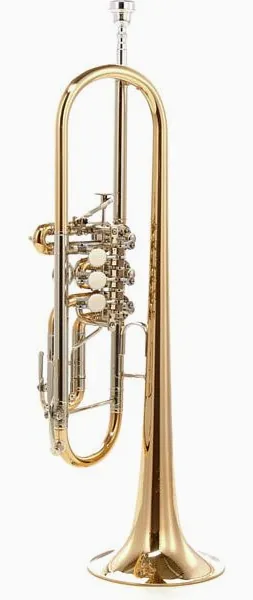Johannes Scherzer 8228-L Bb Trumpet vooraanzicht