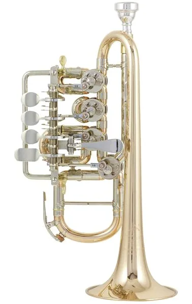 Johannes Scherzer 8111-L High Bb/A-Trumpet vooraanzicht