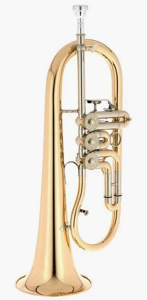 Josef Lidl Bb-Flugelhorn LFH 733G detail 4