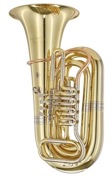 Josef Lidl Moldau LBB 684-4M Bb-Tuba detail 2