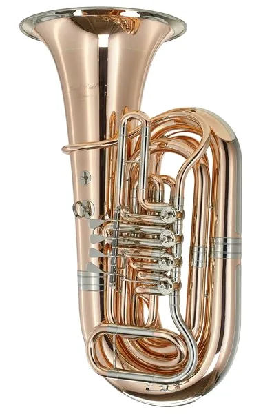 Josef Lidl Moldau LBB 784-4M GM Bb-Tuba vooraanzicht