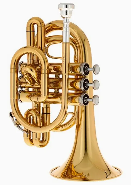 Jupiter JTR710Q Pocket Trumpet Lacquer detail 3