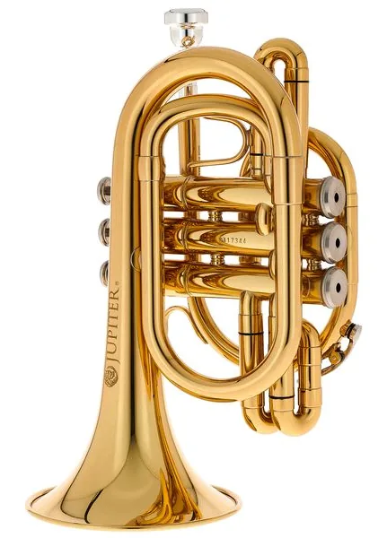 Jupiter JTR710Q Pocket Trumpet Lacquer detail 4
