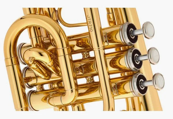 Jupiter JTR710Q Pocket Trumpet Lacquer detail 5