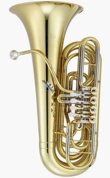 Jupiter JTU1140 Bb-Tuba vooraanzicht