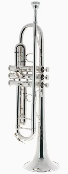King 2055S Silver Flair Trumpet vooraanzicht