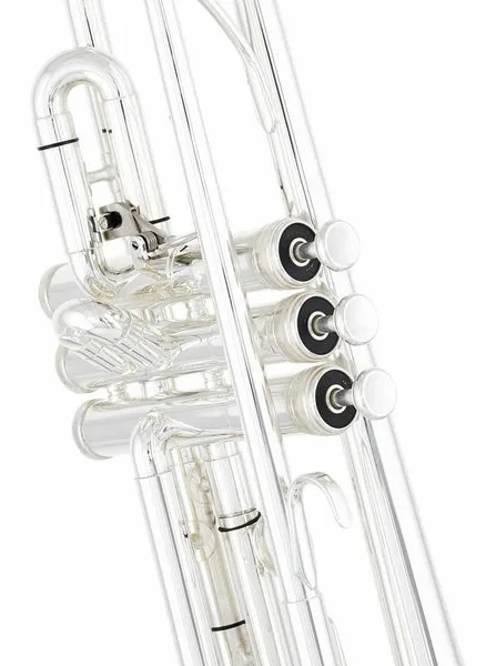 King 2055T Silver Flair Trumpet detail 3