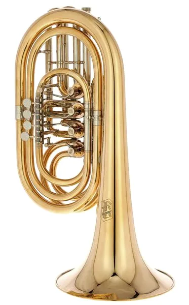 Krinner Bb-Bass Trumpet 4 valve GM raw detail 3