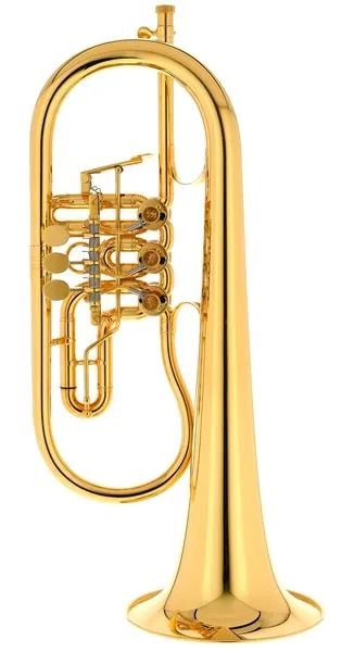 Krinner Classic Flugelhorn Gold vooraanzicht
