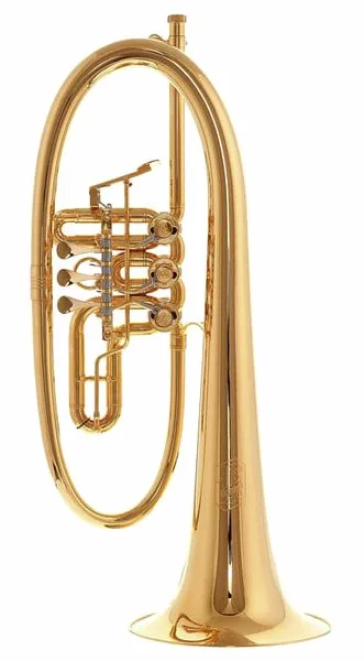 Krinner Prinzessin Flugelhorn Gold detail 2