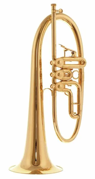 Krinner Prinzessin Flugelhorn Gold detail 4
