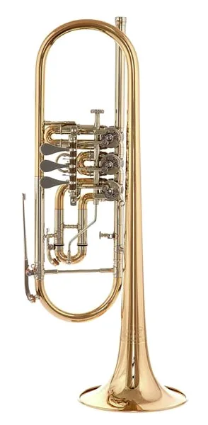 Kühnl & Hoyer 6010 G Rotary Valve Trumpet vooraanzicht