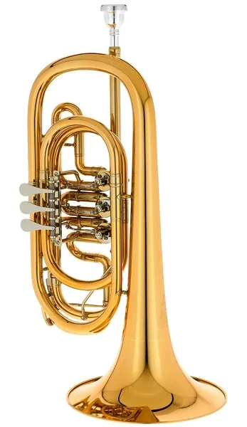 Kühnl & Hoyer Bb- Bass Trumpet detail 3
