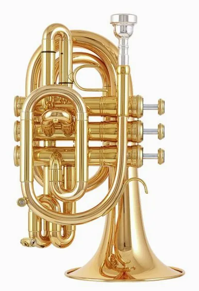 Kühnl & Hoyer Pocket G Bb-Trumpet vooraanzicht
